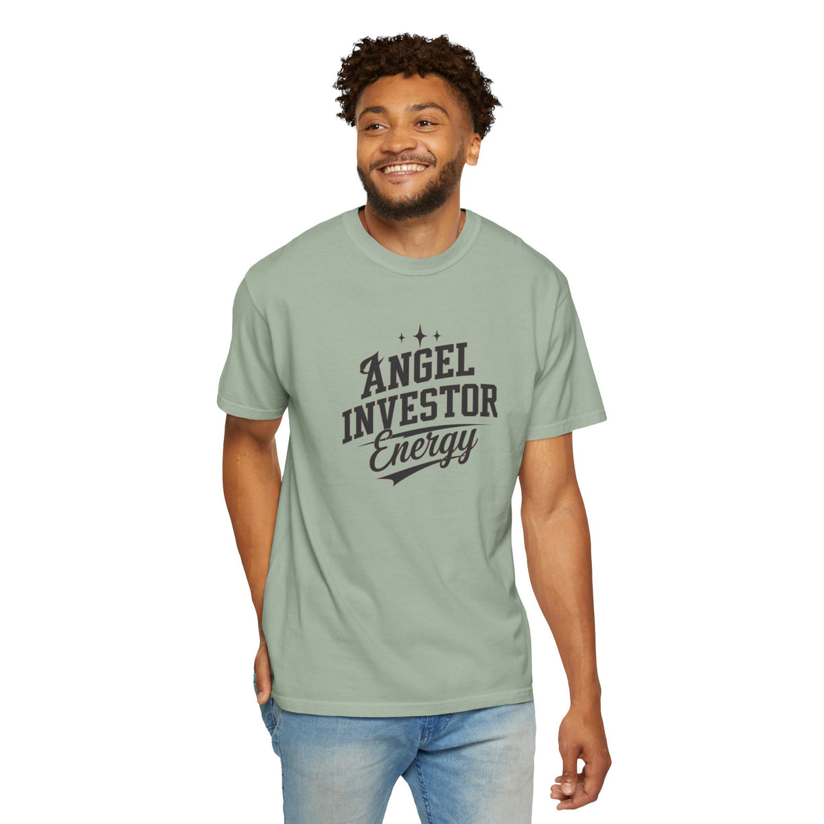 "Angel Investor Energy" Garment-Dyed Unisex T-Shirt