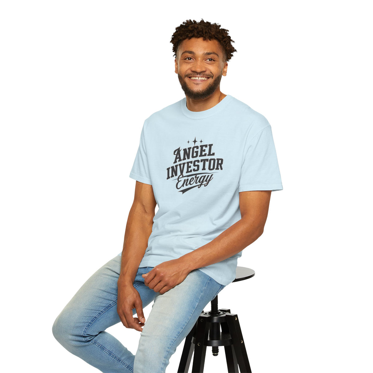 "Angel Investor Energy" Garment-Dyed Unisex T-Shirt