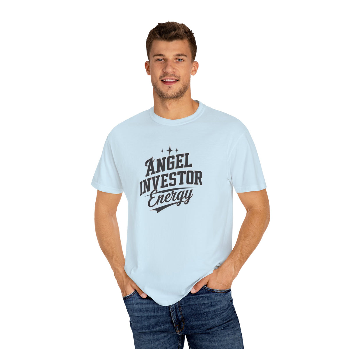 "Angel Investor Energy" Garment-Dyed Unisex T-Shirt