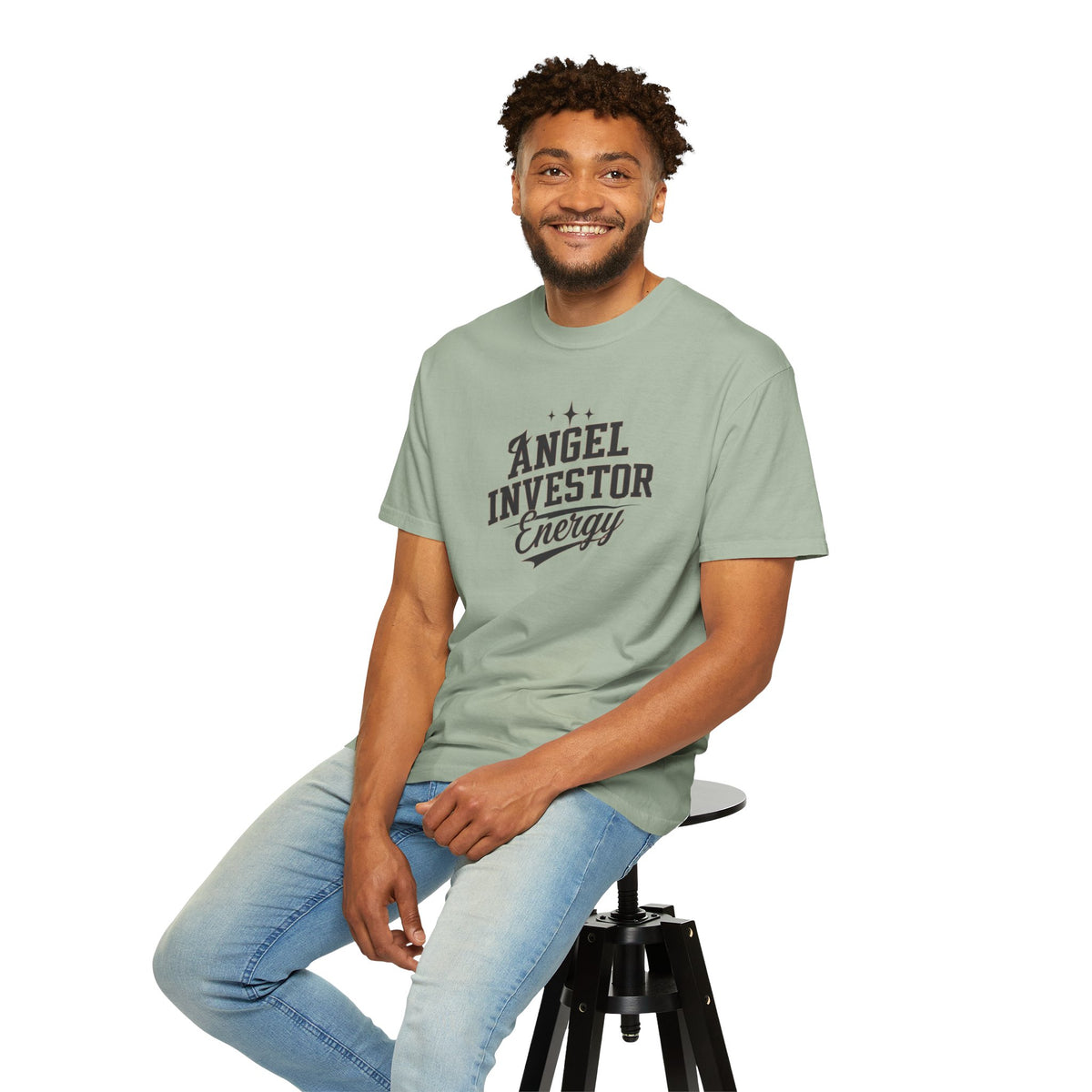 "Angel Investor Energy" Garment-Dyed Unisex T-Shirt