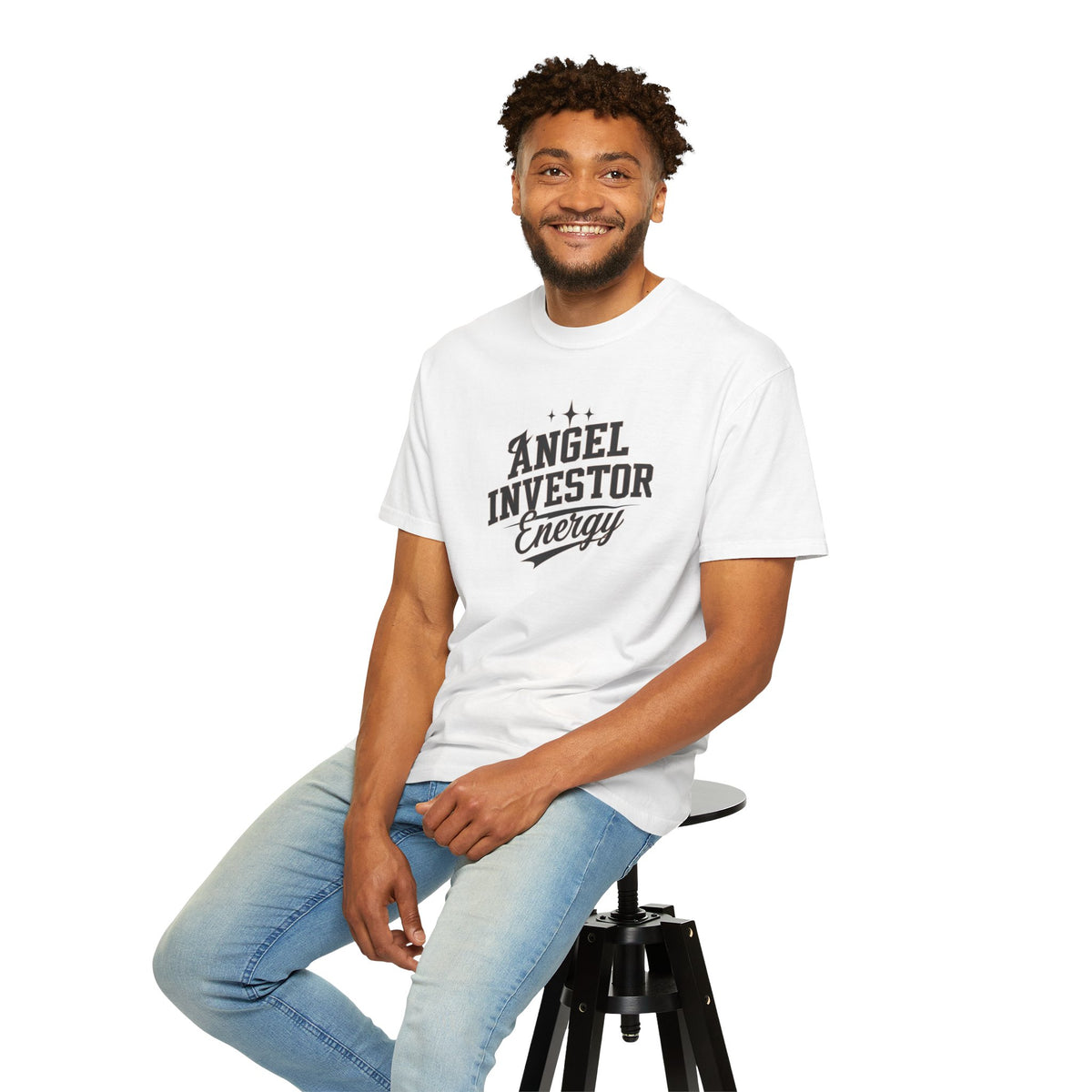 "Angel Investor Energy" Garment-Dyed Unisex T-Shirt