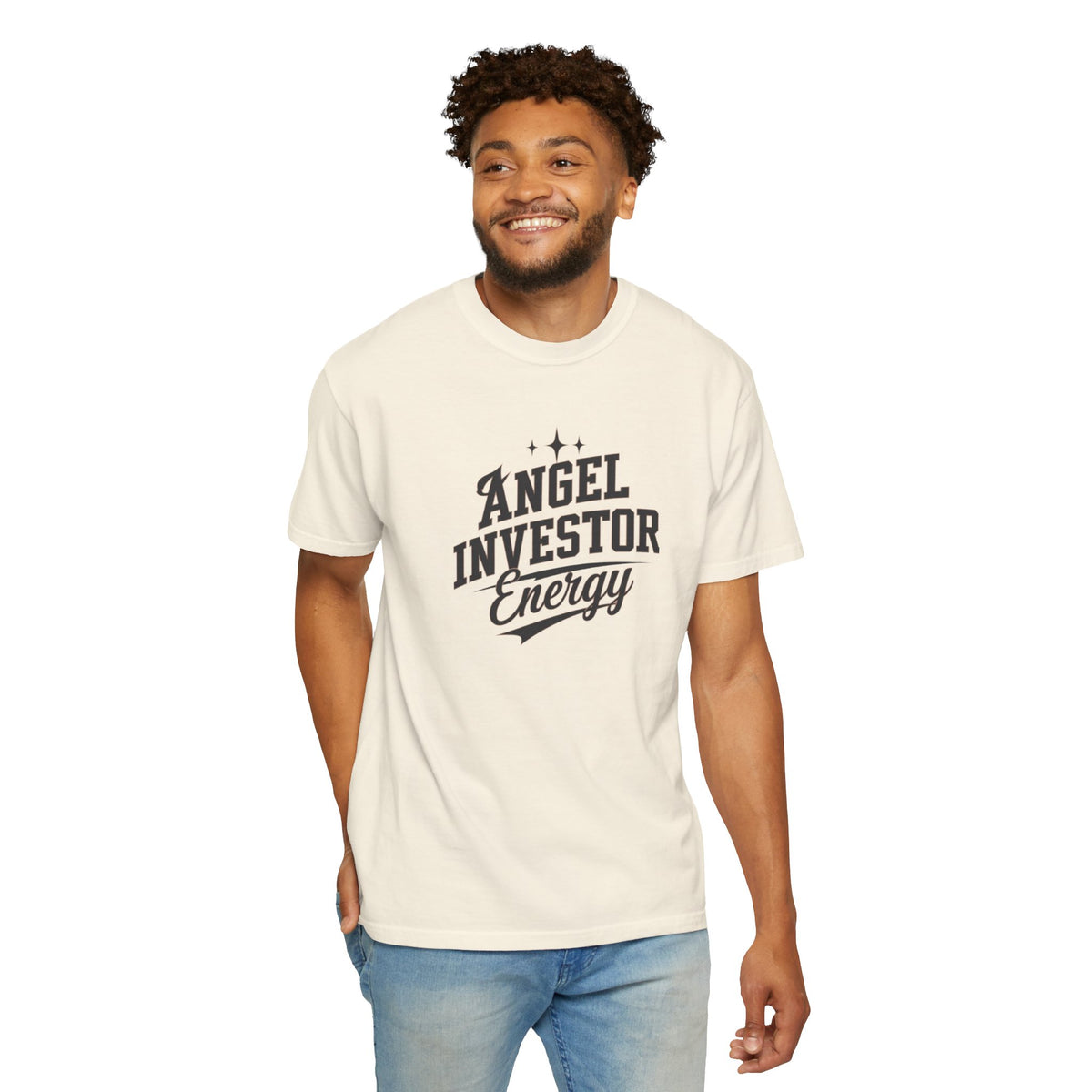 "Angel Investor Energy" Garment-Dyed Unisex T-Shirt