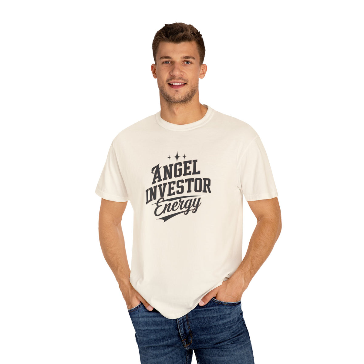 "Angel Investor Energy" Garment-Dyed Unisex T-Shirt