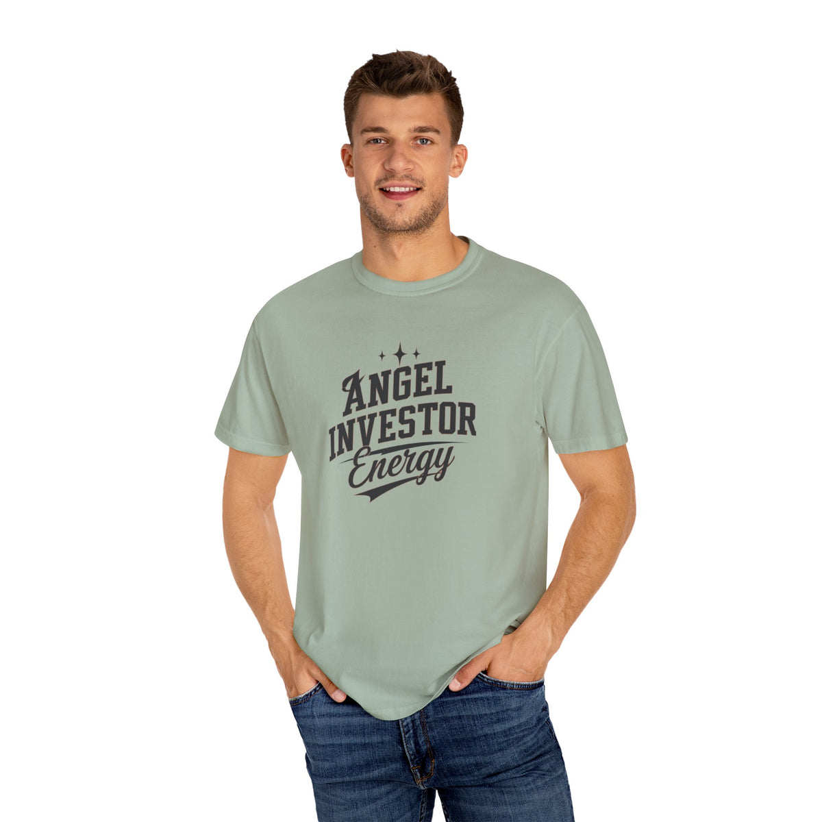 "Angel Investor Energy" Garment-Dyed Unisex T-Shirt